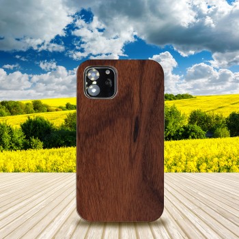 Cover in Legno Iphone 12 mini personalizzabile con foto incisione