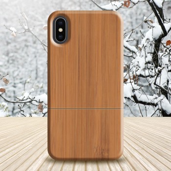 Cover Iphone X - XS in legno di bamboo