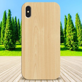 Cover in Legno Iphone XS MAX personalizzabile con foto incisione