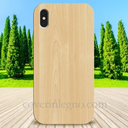 Cover in Legno Iphone XS MAX personalizzabile con foto incisione