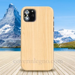 Cover in Legno Iphone 11 personalizzabile con foto incisione