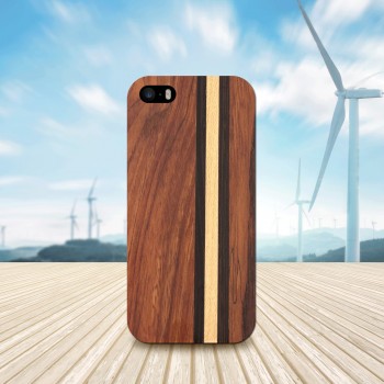 Cover in Legno Iphone 5 - SE personalizzabile con foto incisione