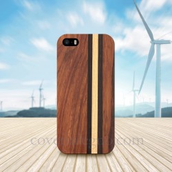 Cover in Legno Iphone 5 - SE personalizzabile con foto incisione