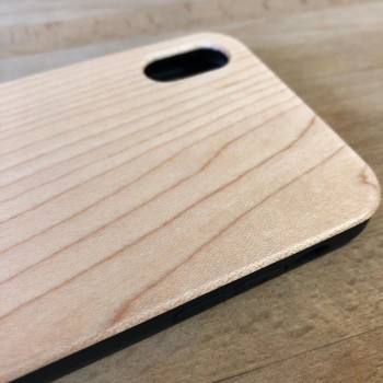 Cover in Legno Iphone XS MAX personalizzabile con foto incisione